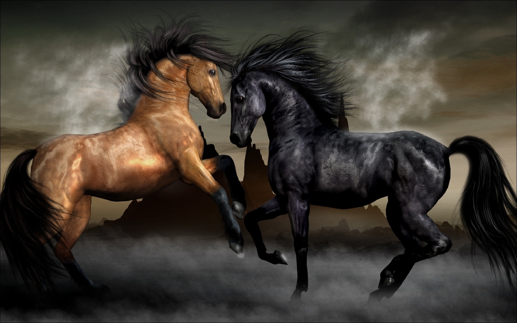 Black Horse 3d Wallpaper Hd Image Num 21