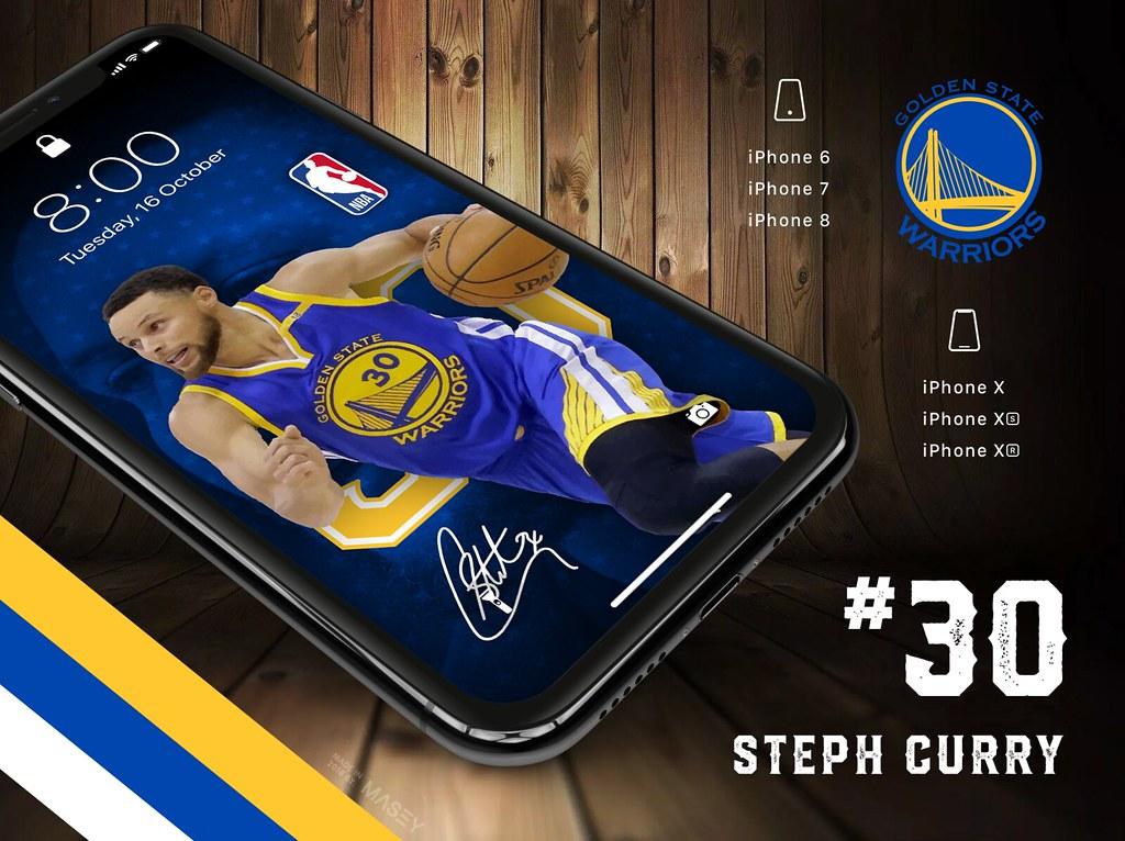 Steph Curry Golden State Warriors iPhone Wallpaper