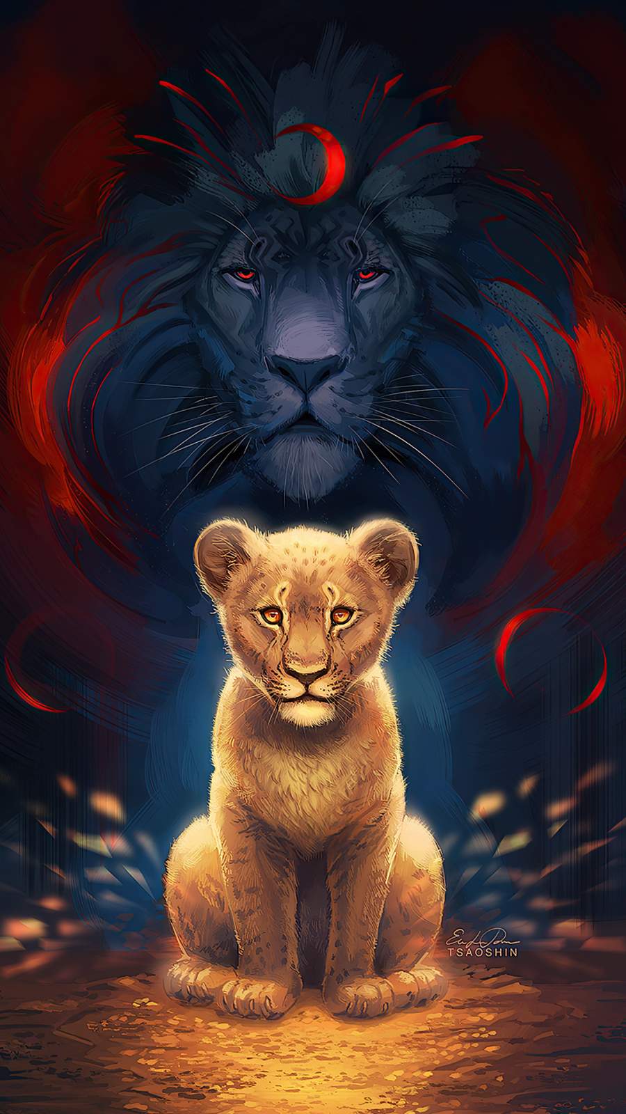 Simba The Lion King iPhone Wallpaper