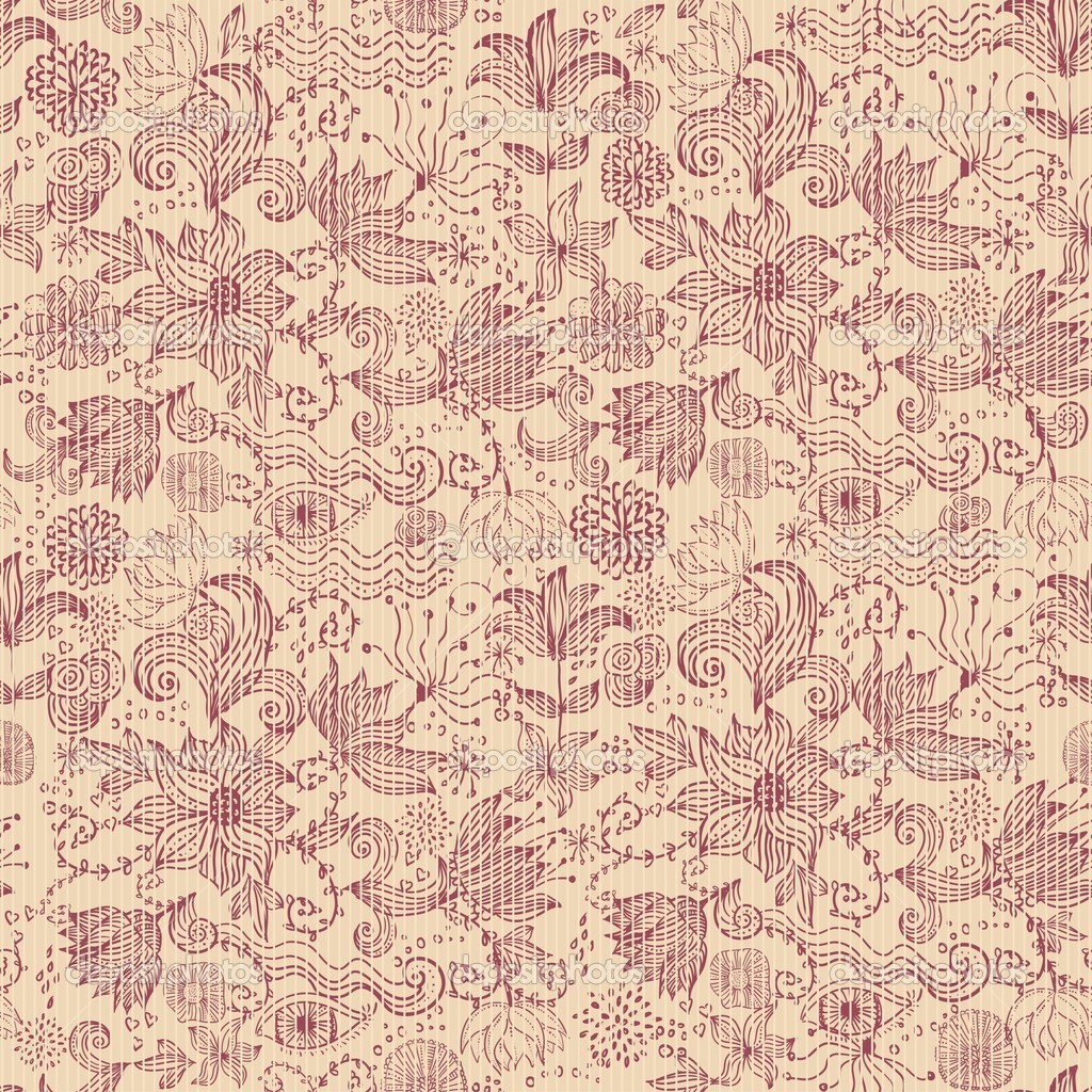 Seamless Floral Print S Background Pattern Wallpaper Fabric