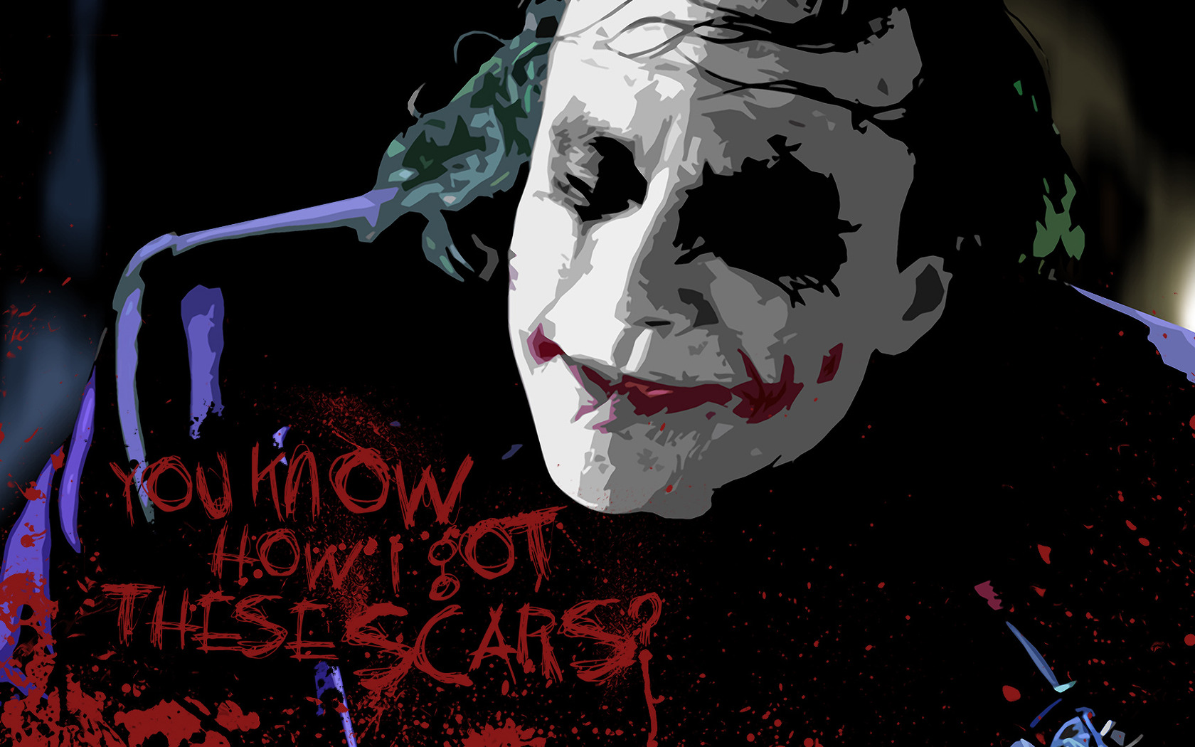 Free download The Joker Dark Knight [1680x1050] for your Desktop