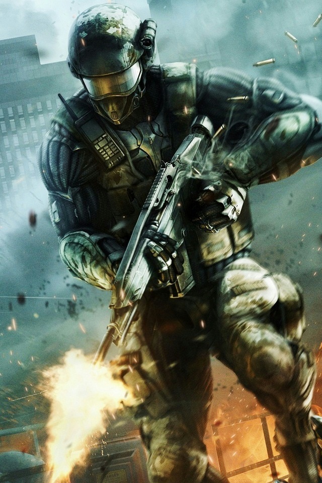 Crysis Force Recon Marine iPhone Wallpaper And 4s