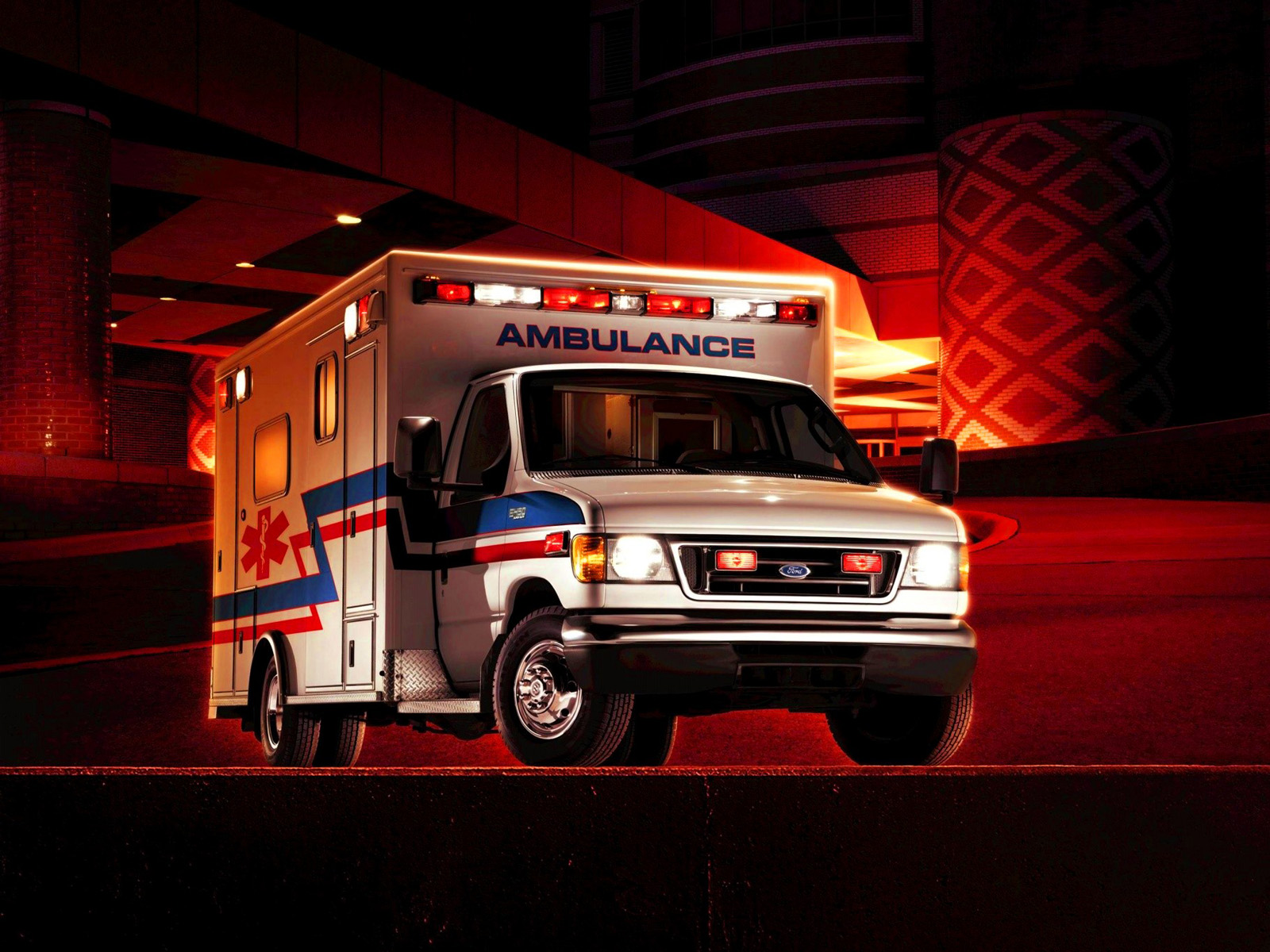 Ford E Ambulance Emergency Wallpaper