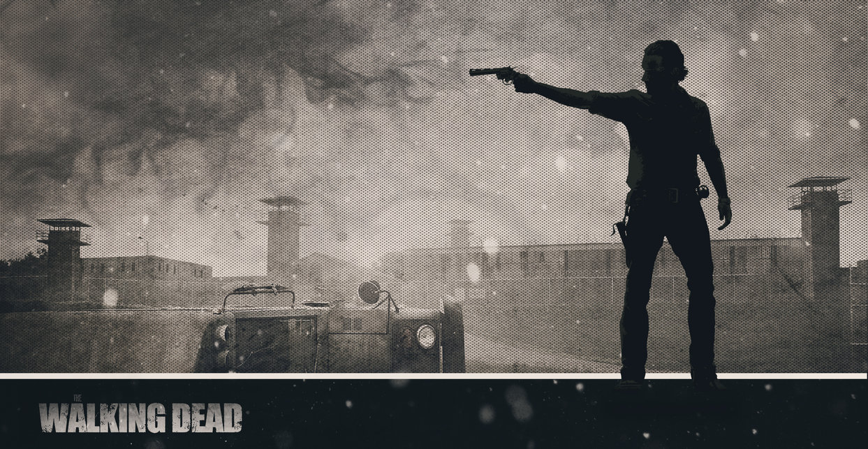 Wallpaper The Walking Dead Rick Prison By Atomicxmario On