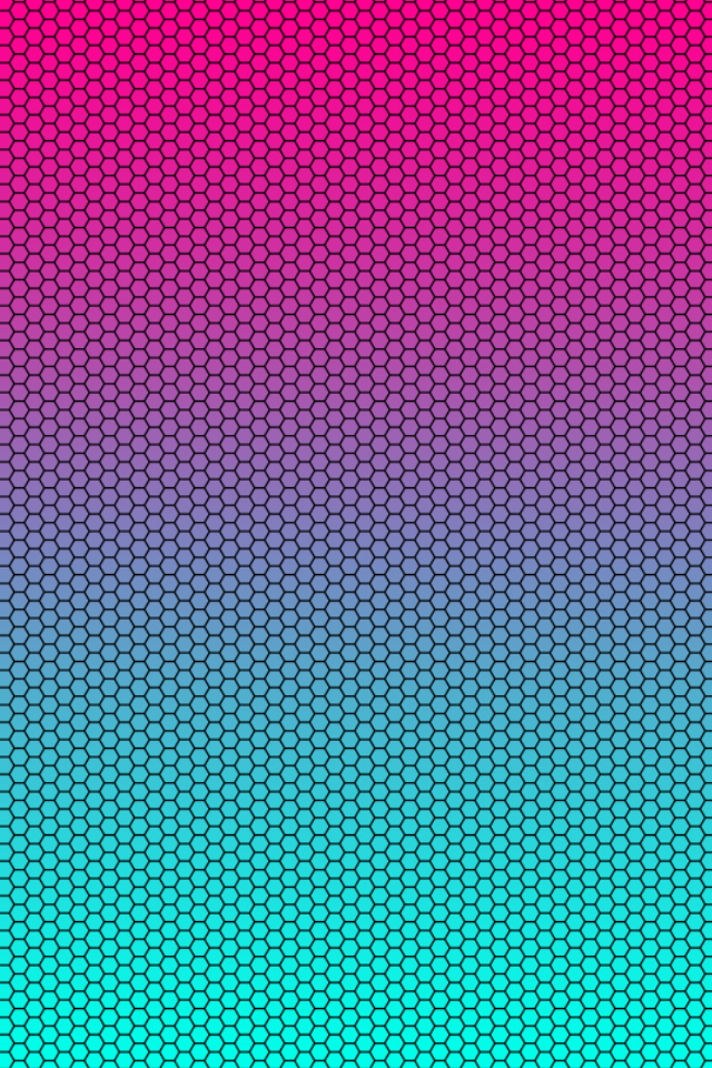 iPhone Hexagon Wallpaper Gradient By Imtabe