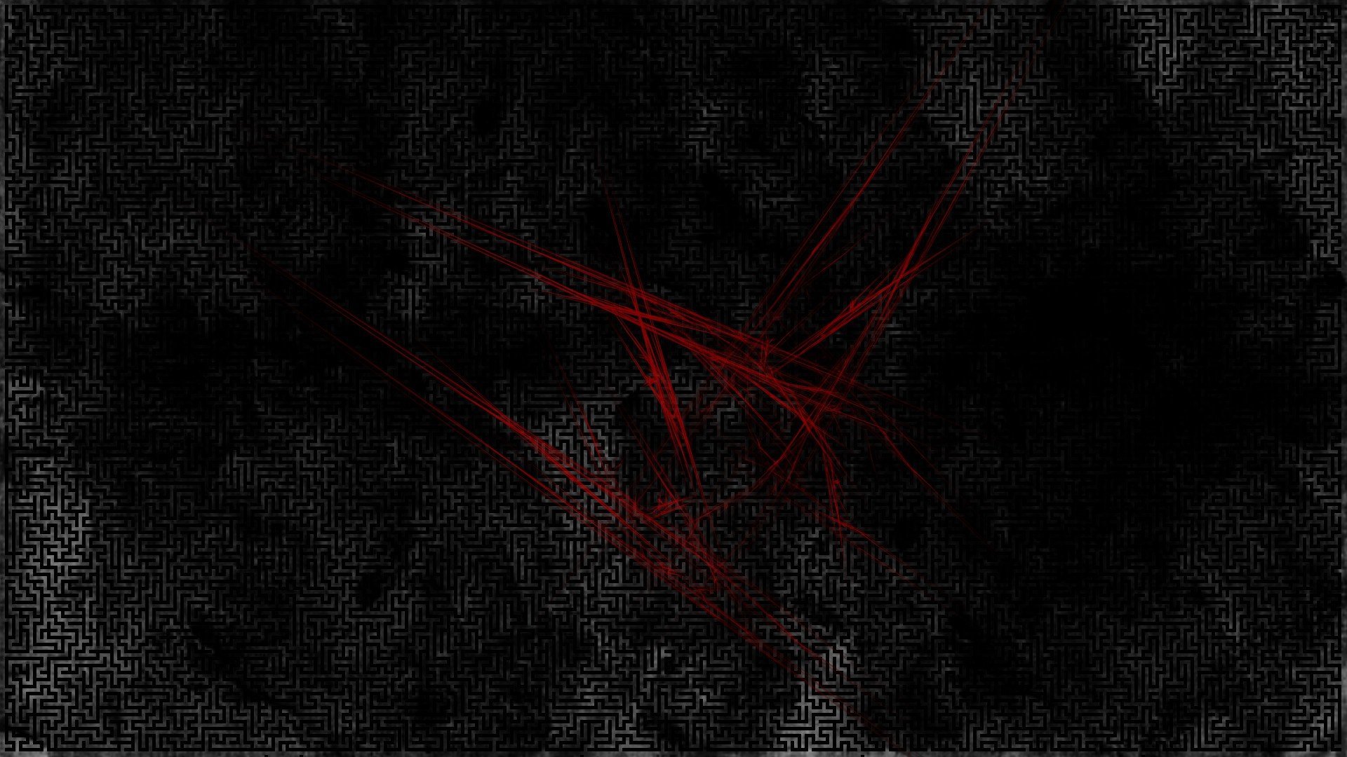 abstract black red Labyrinth wallpaper background 1920x1080
