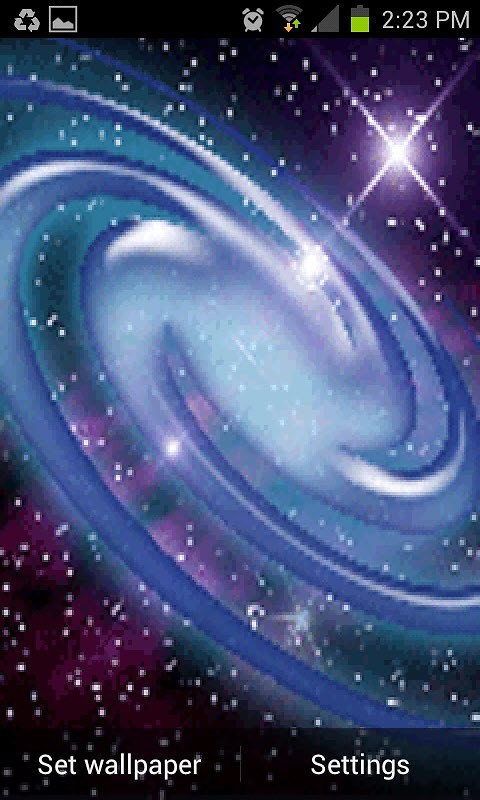 Moving Galaxy Space Lwp Android Live Wallpaper