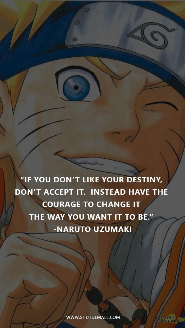 Shut Dem All Top 7 Anime Quotes Naruto facts Naruto quotes