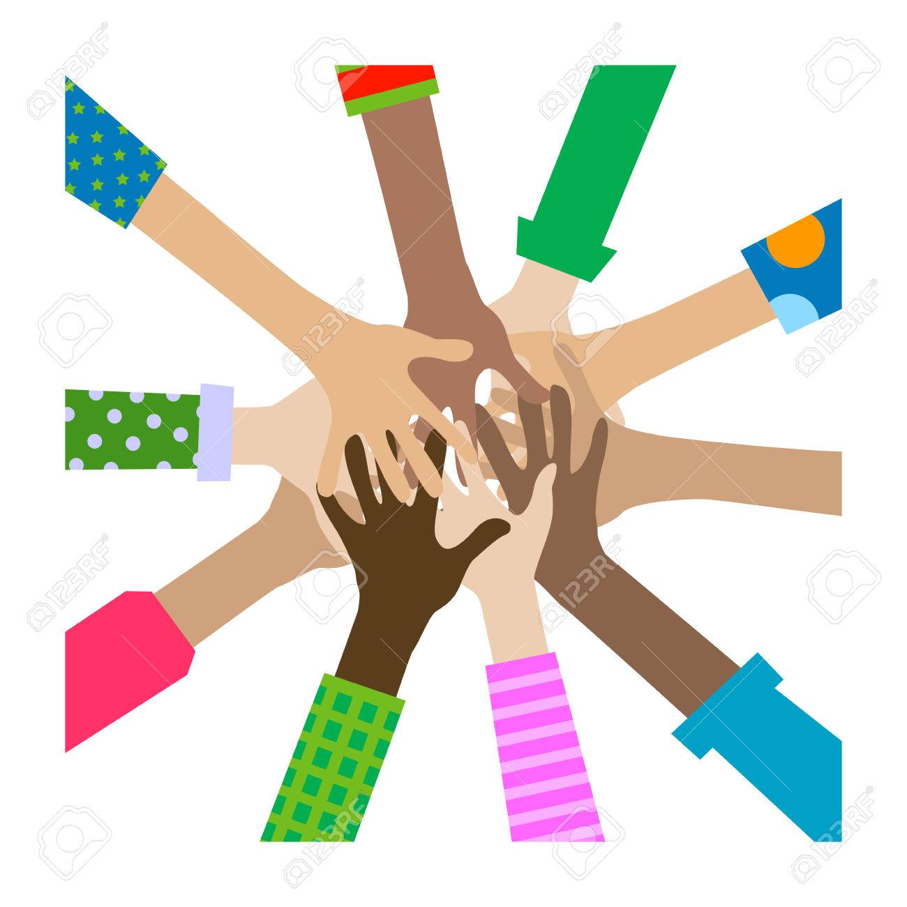 Free download Hands Diverse Togetherness Background Royalty Free