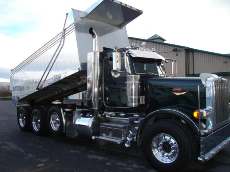 custom peterbilt dump trucks