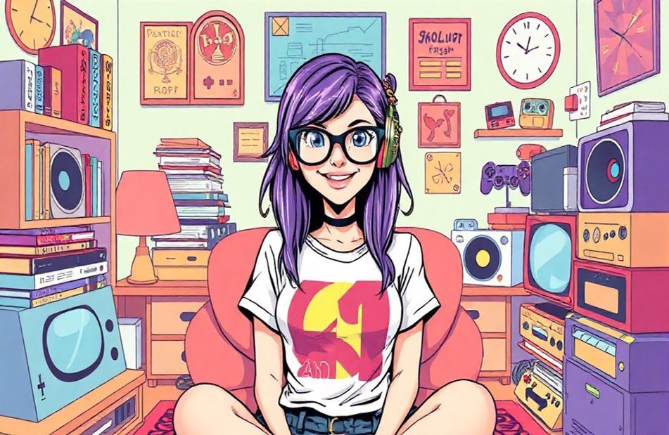 Geek Girl Wallpaper