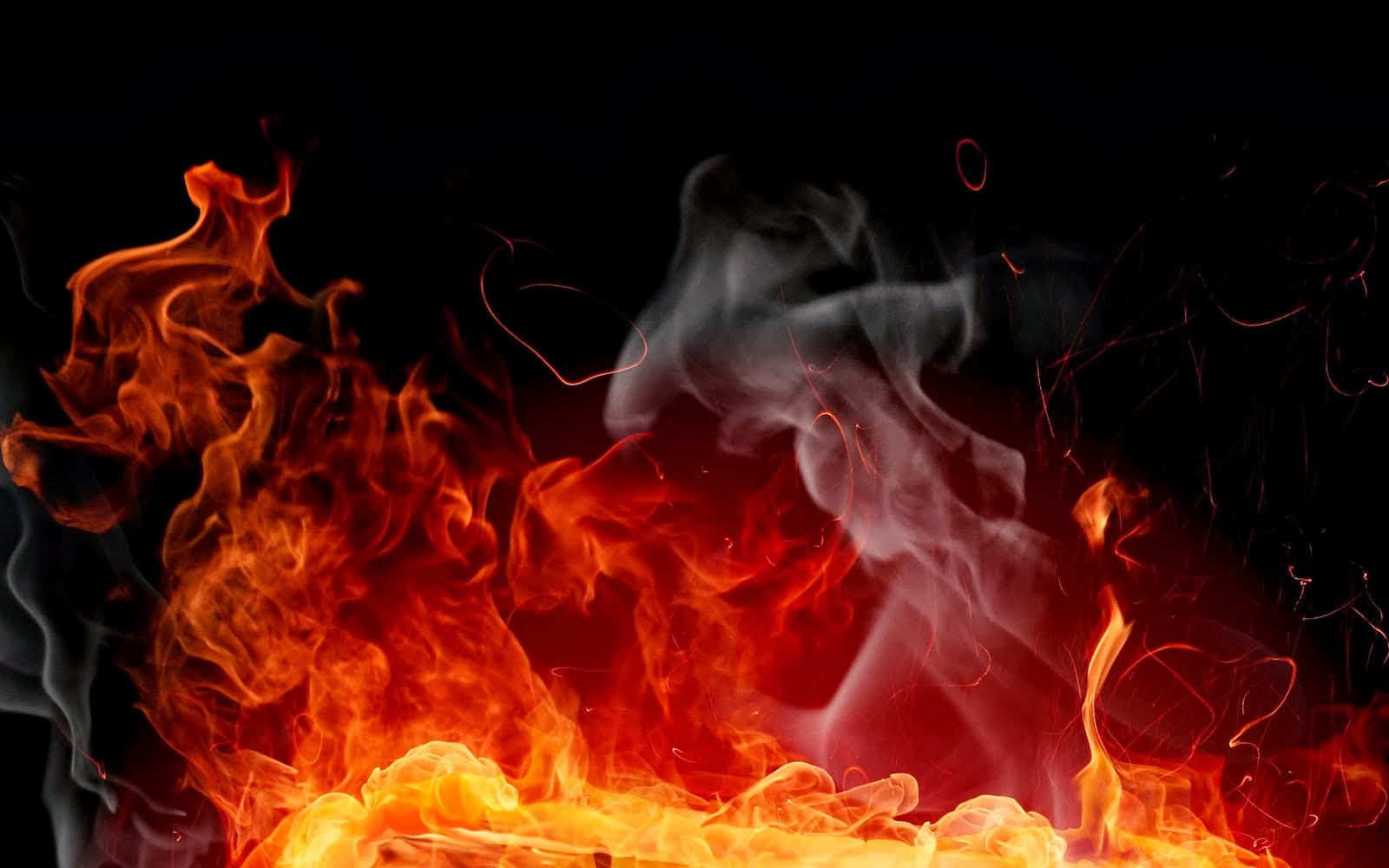 black and red fire background