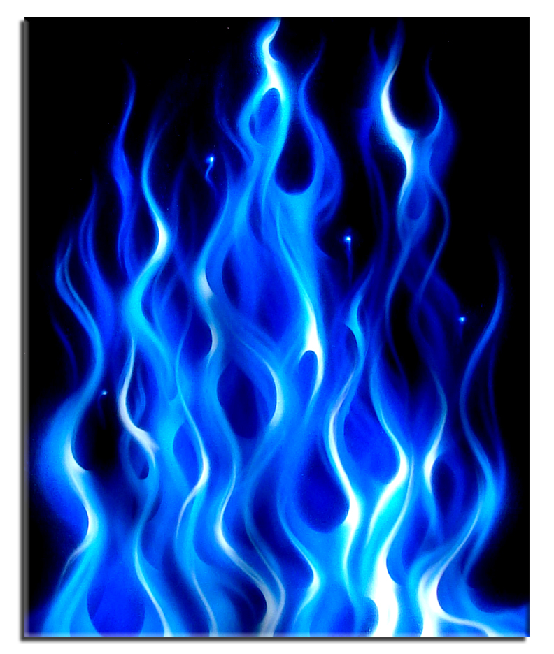 The Blue Flame by hardart kustoms on