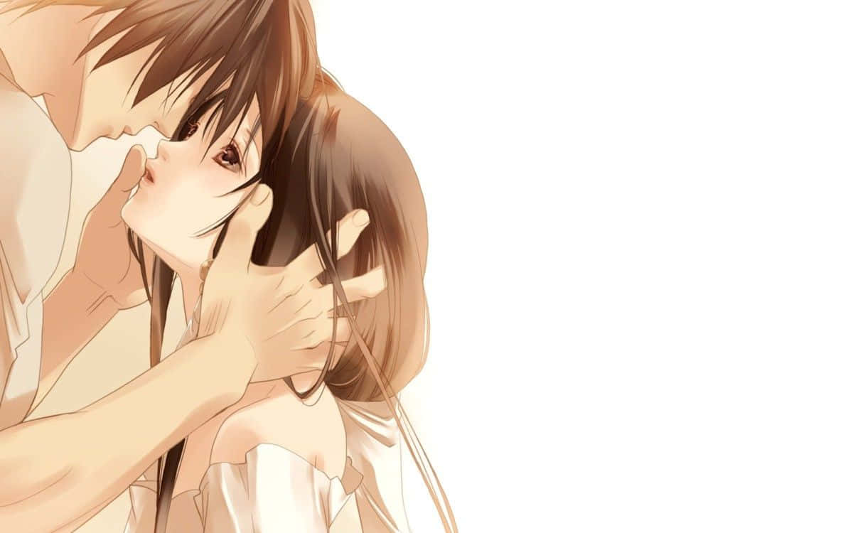 Kiss Cartoon Wallpaper