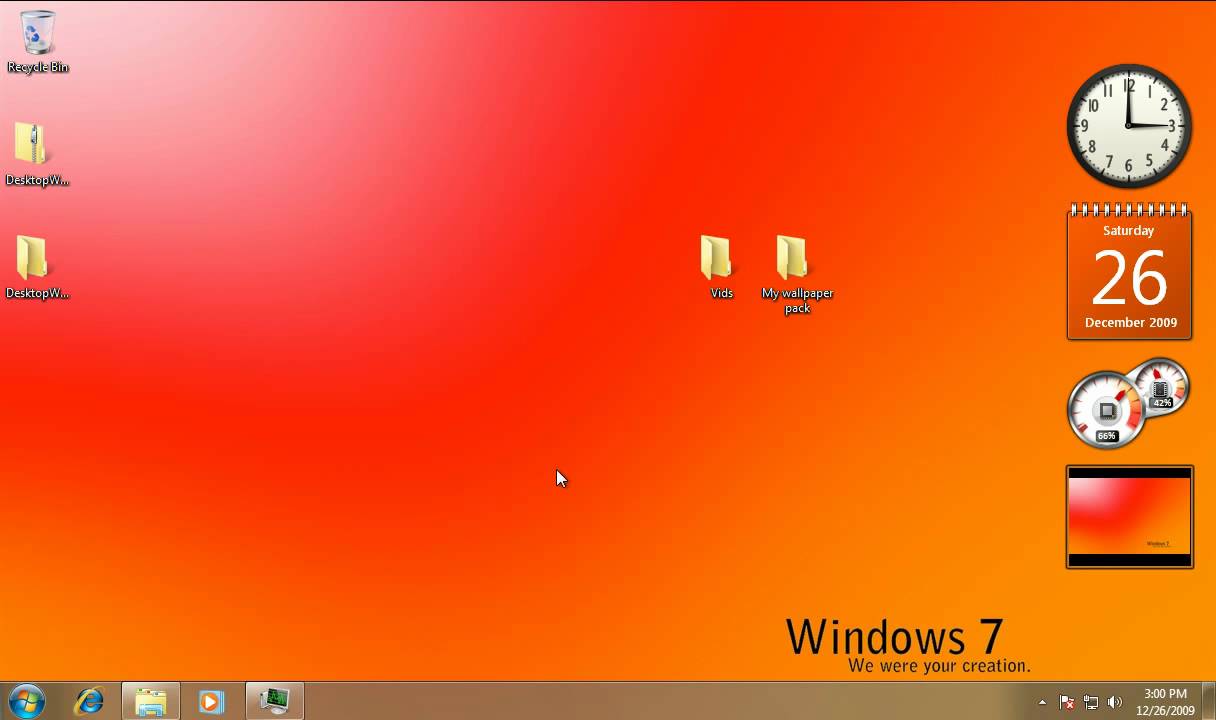 Desktop Wallpaper Changer Gadget For Windows Vista And