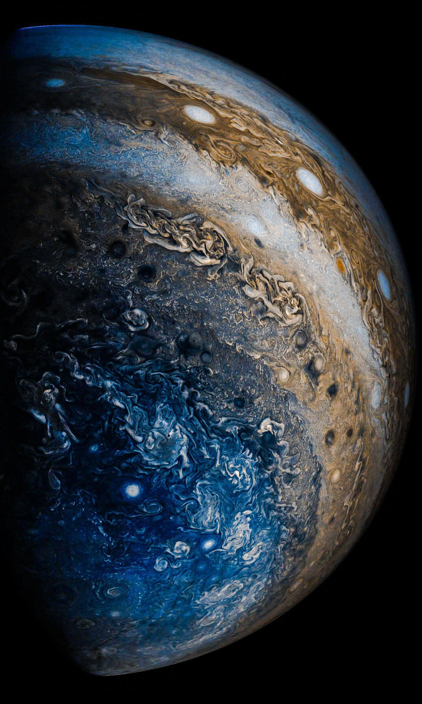 The Pla Jupiter Shot By Juno Spacecraft R Mobilewallpaper