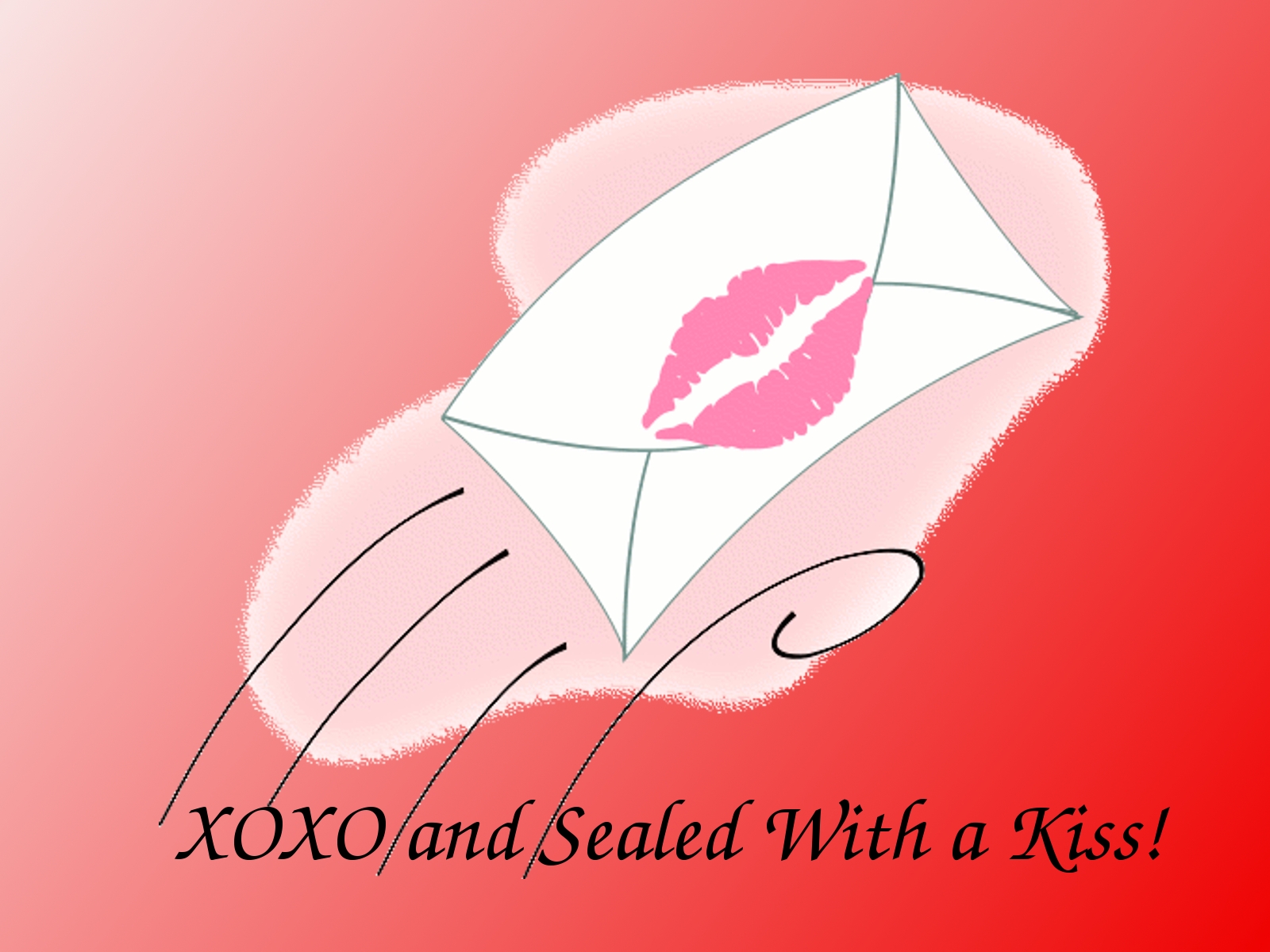 Desktop Wallpaper Of Sealed With A Kiss Valentine