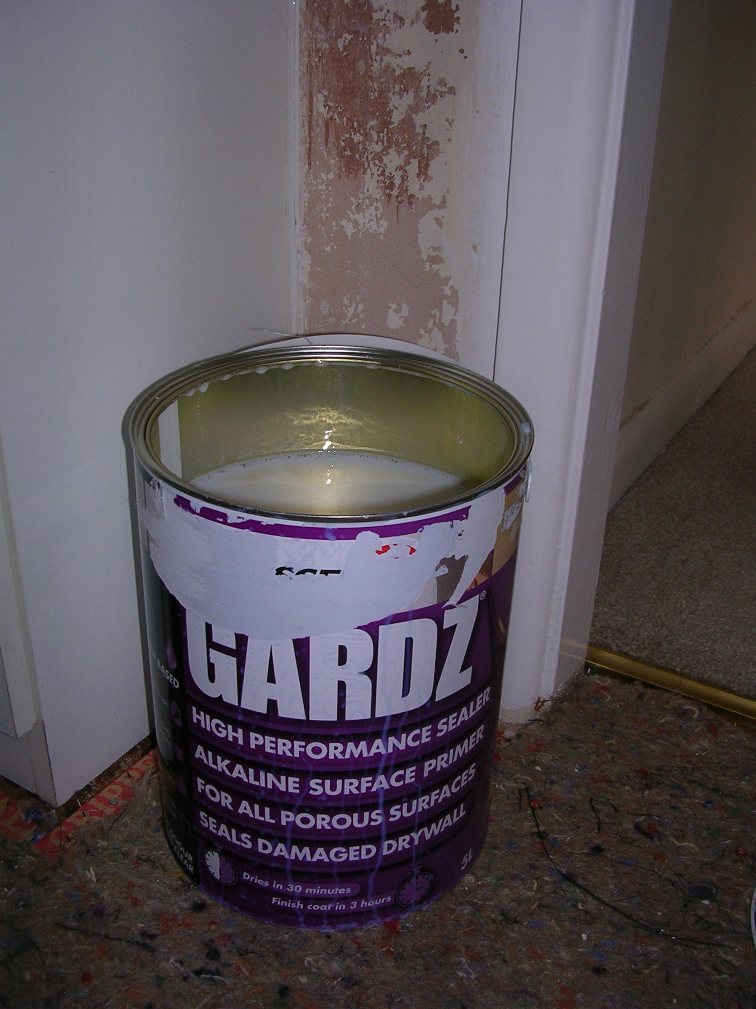 With Zinsser Bin A Quick Drying Quality Primer Sealer
