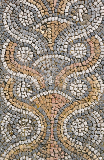 Stock Photo Colorful Roman Mosaic Floor Tiling From The Ancient Site