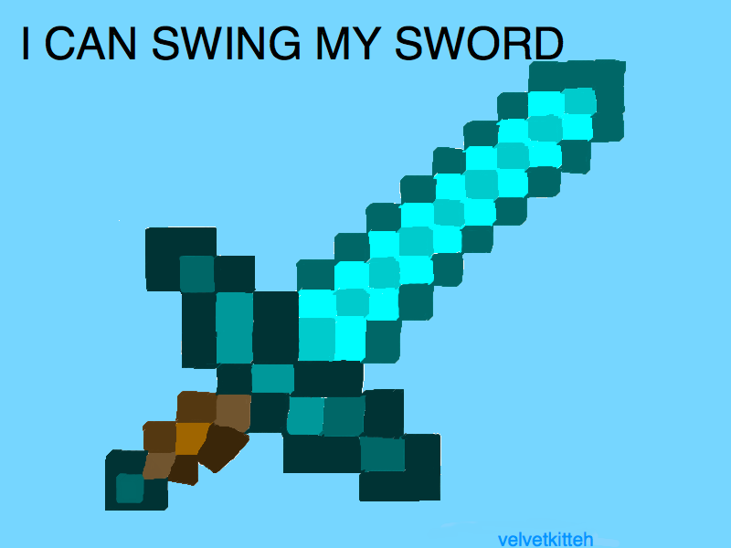 Diamond Sword Minecraft Wallpaper By