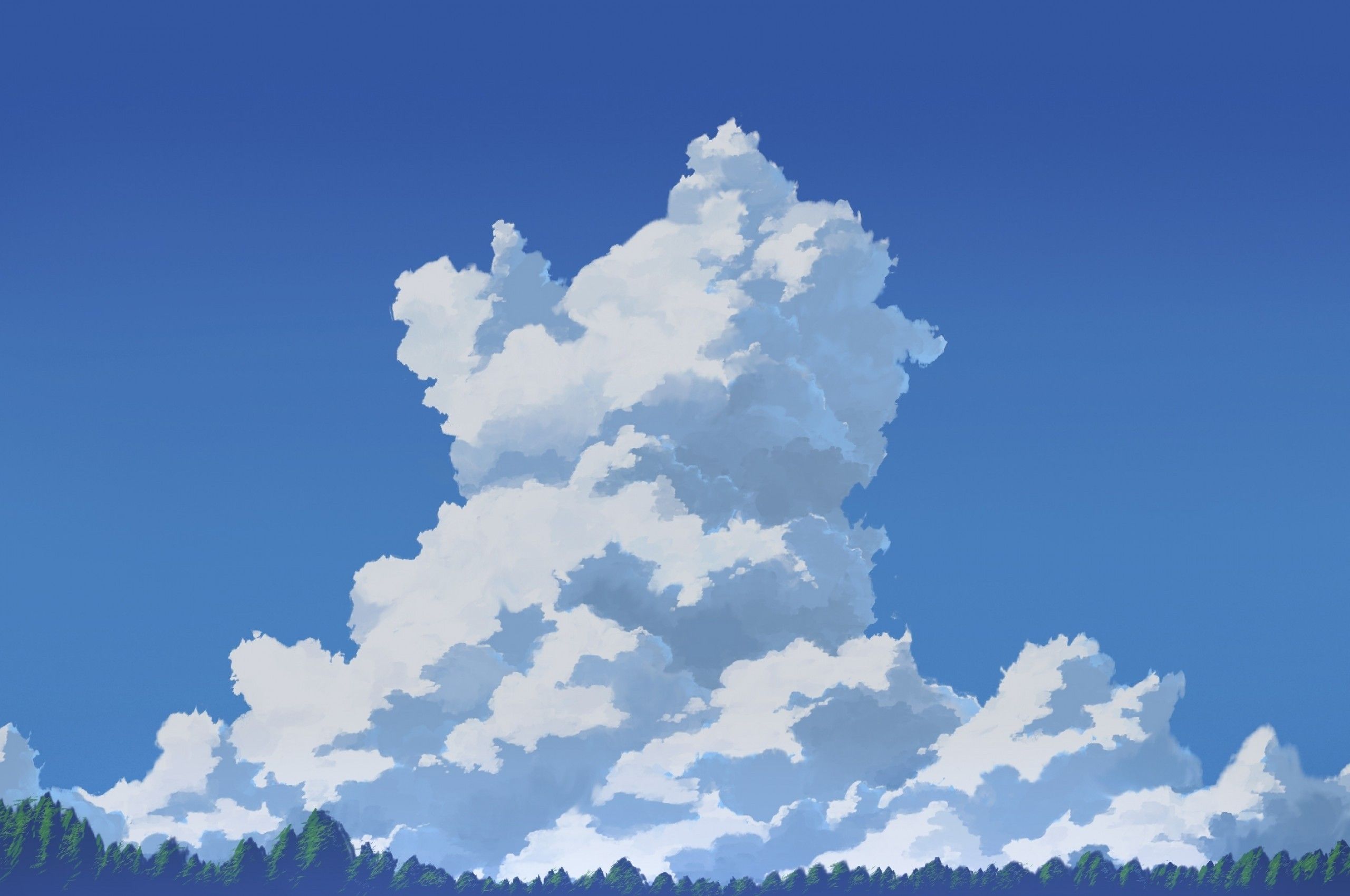Pixel Sky Wallpaper On
