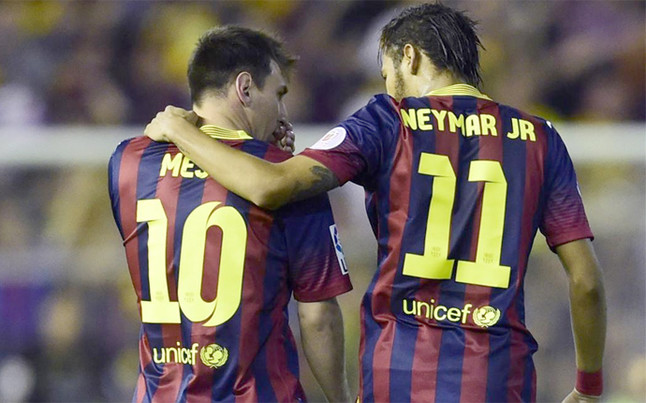 Messi Y Neymar Deben Ser Los Motores Del Bar A Afp