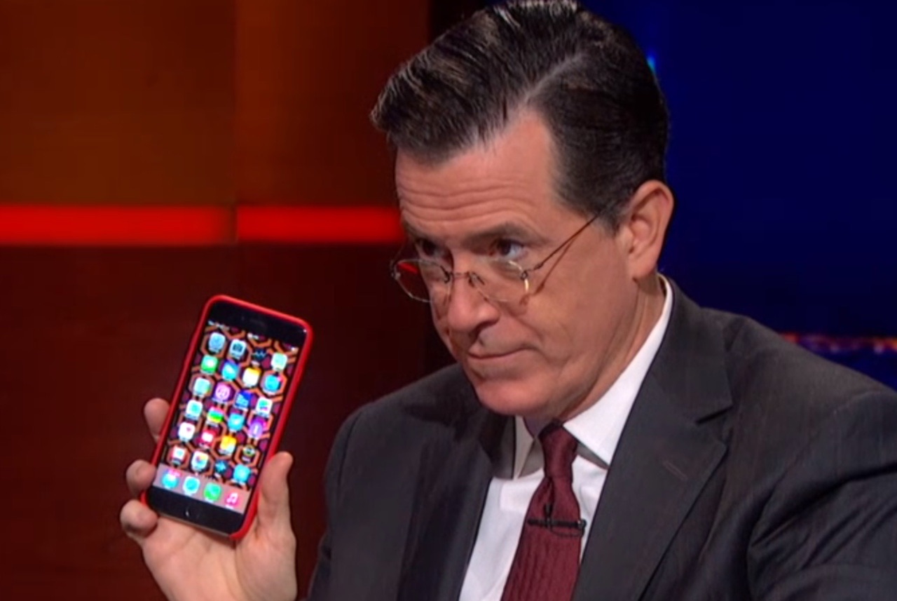Stephen Colbert S iPhone Wallpaper As Seen On One Of His Recent