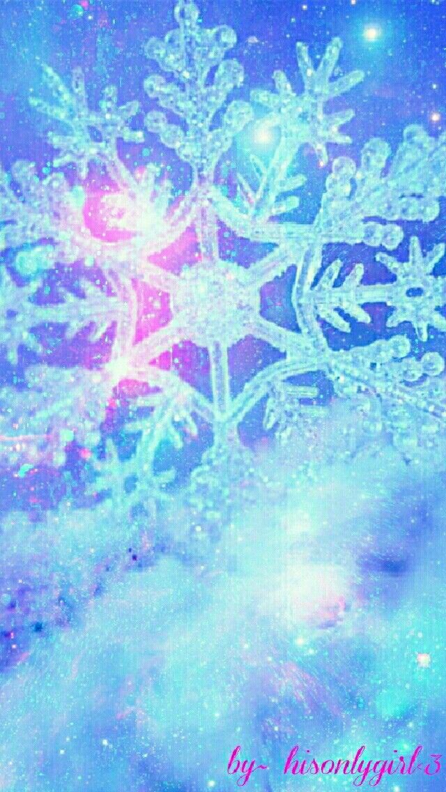 Snowflake Galaxy Wallpaper I Created For The App Cocoppa Flower