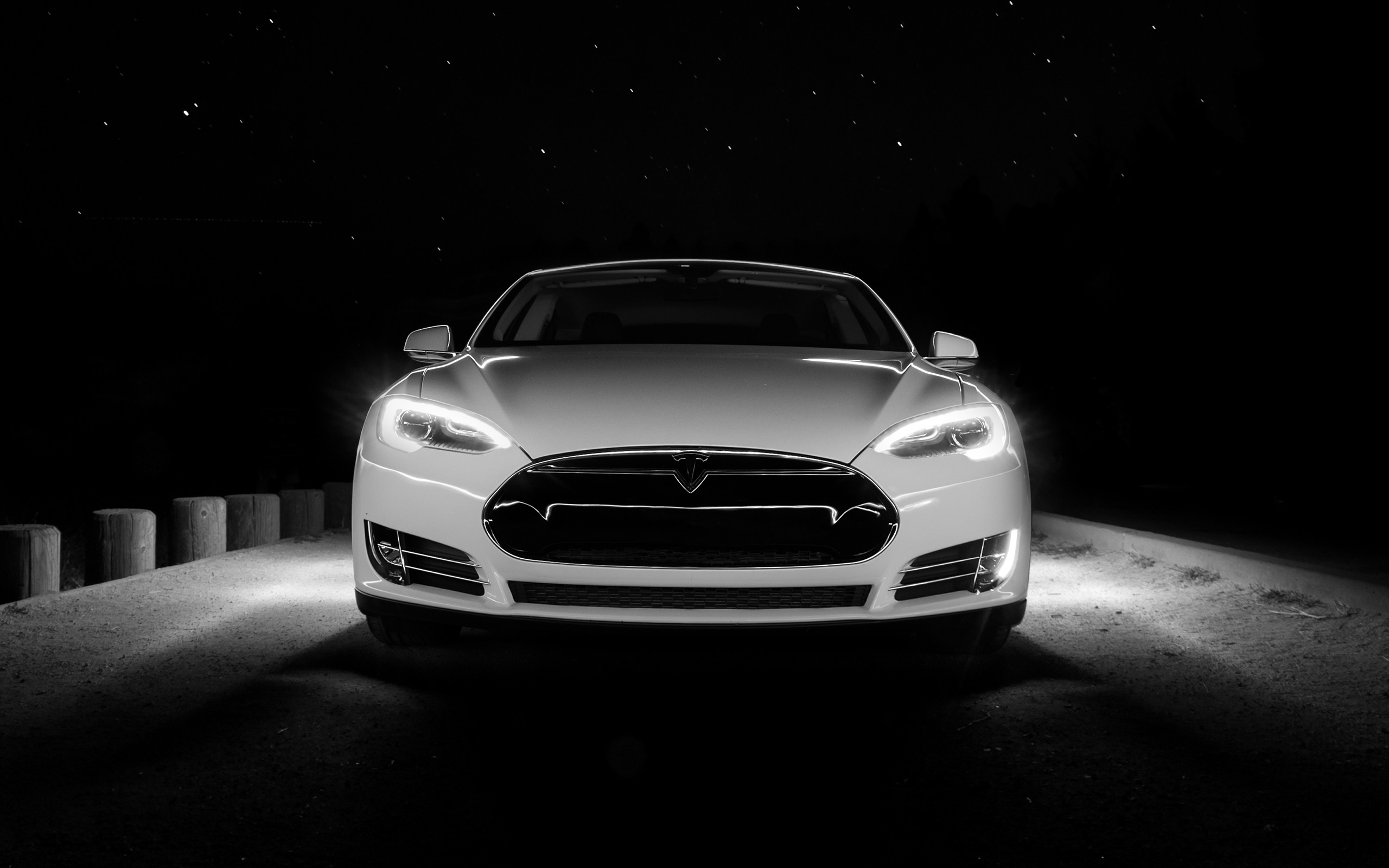 Car Tesla S Night Wallpaper HD Desktop And Mobile Background