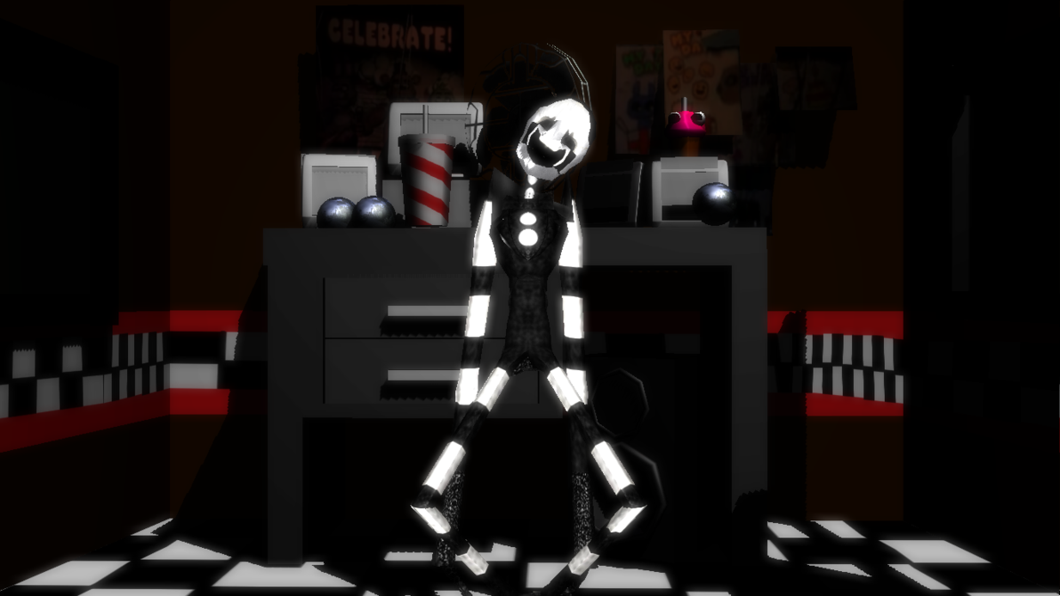 Mmd Fnaf Newer The Puppet Dl At Right By Scp 811hatena On