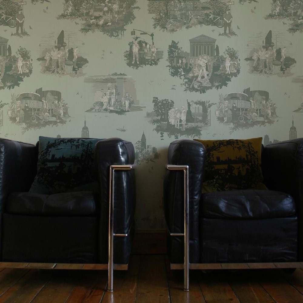 The Timorous Beasties New York Toile Wallpaper Es In Five Different