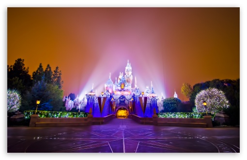 Disneyland Castle Christmas HD wallpaper for Standard 43 54 510x330