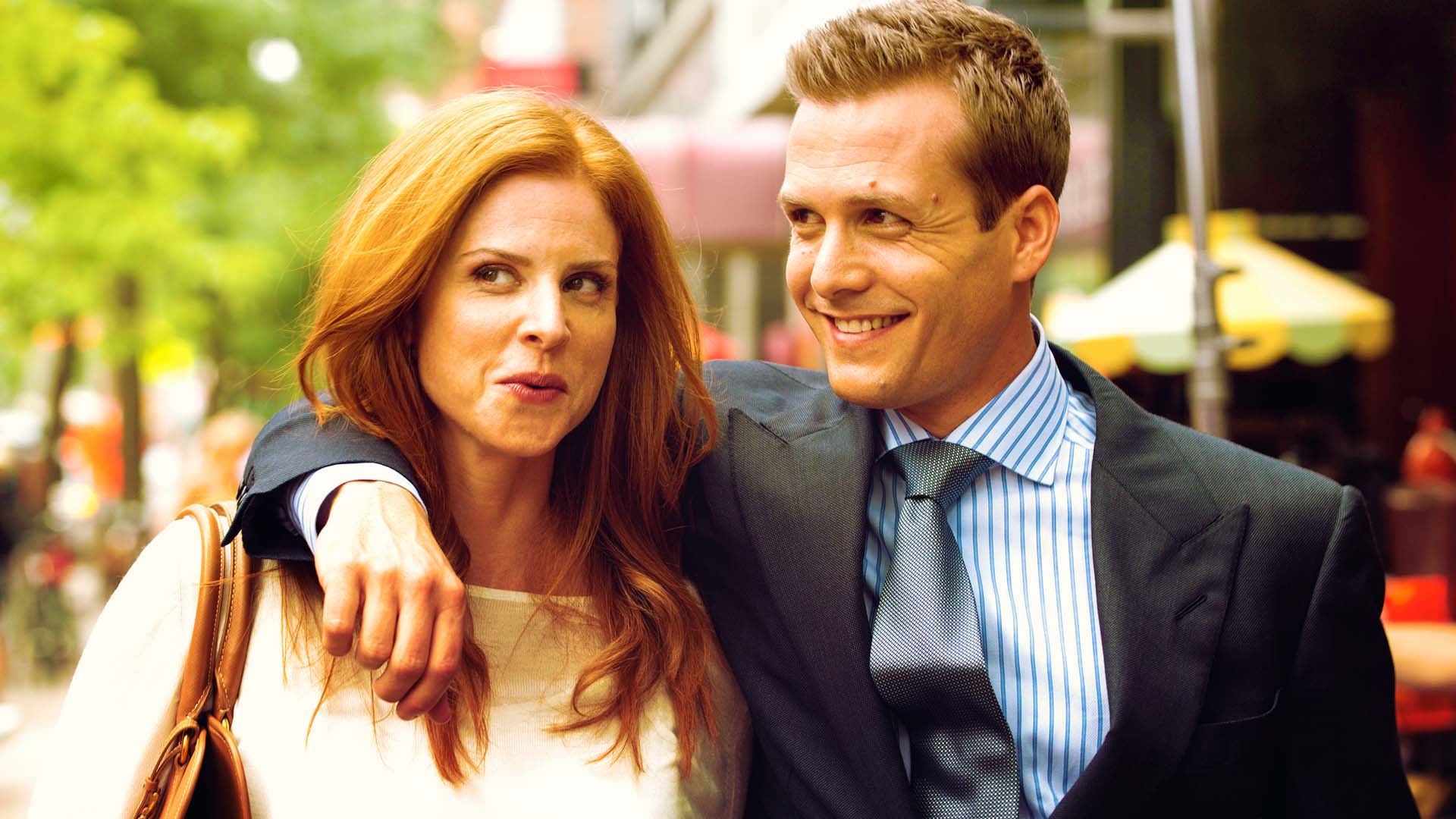 Harvey And Donna Suits Wallpaper