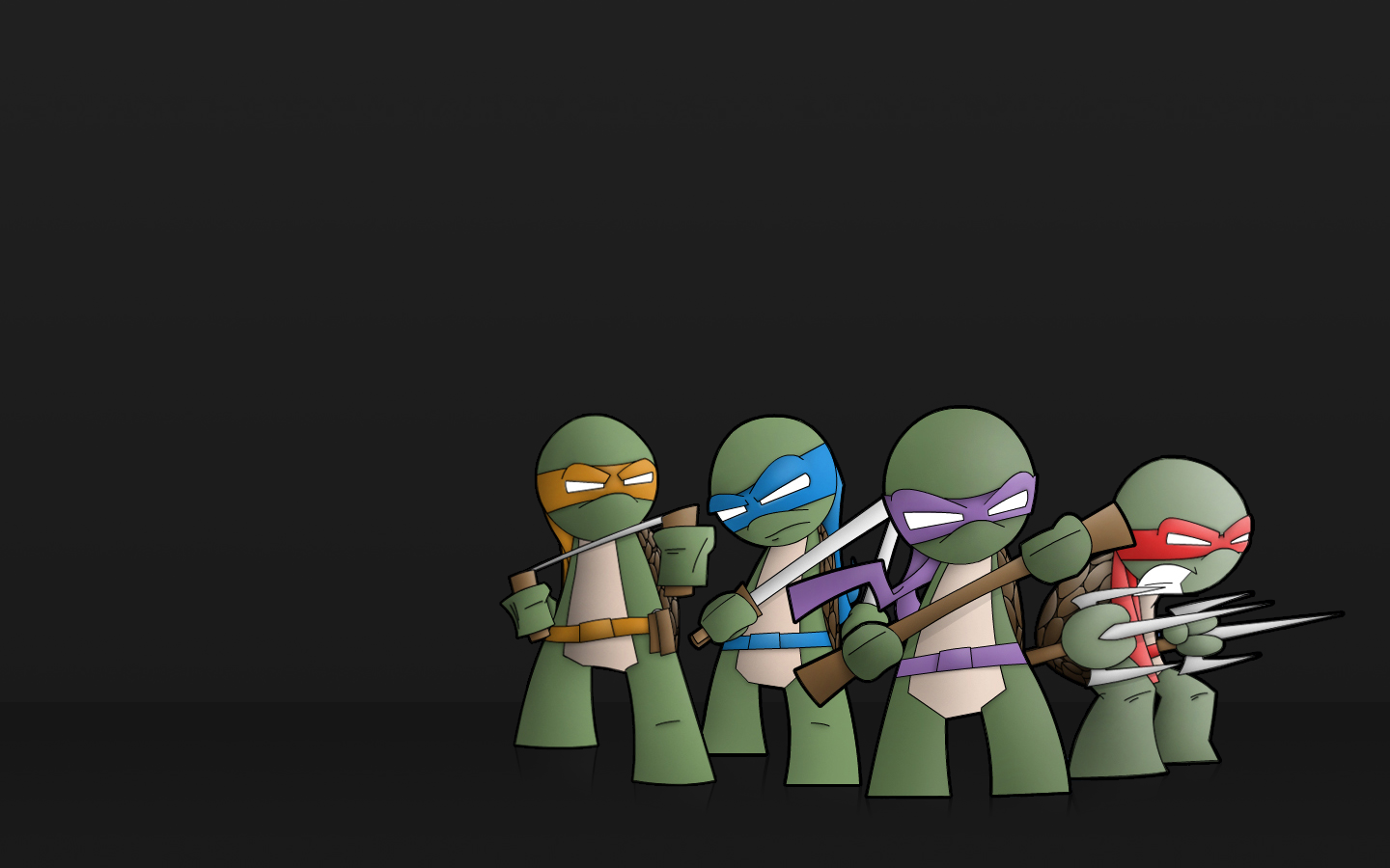 Cute Cartoon Image Tmnt Wallpaper Taken From Ics And Movie