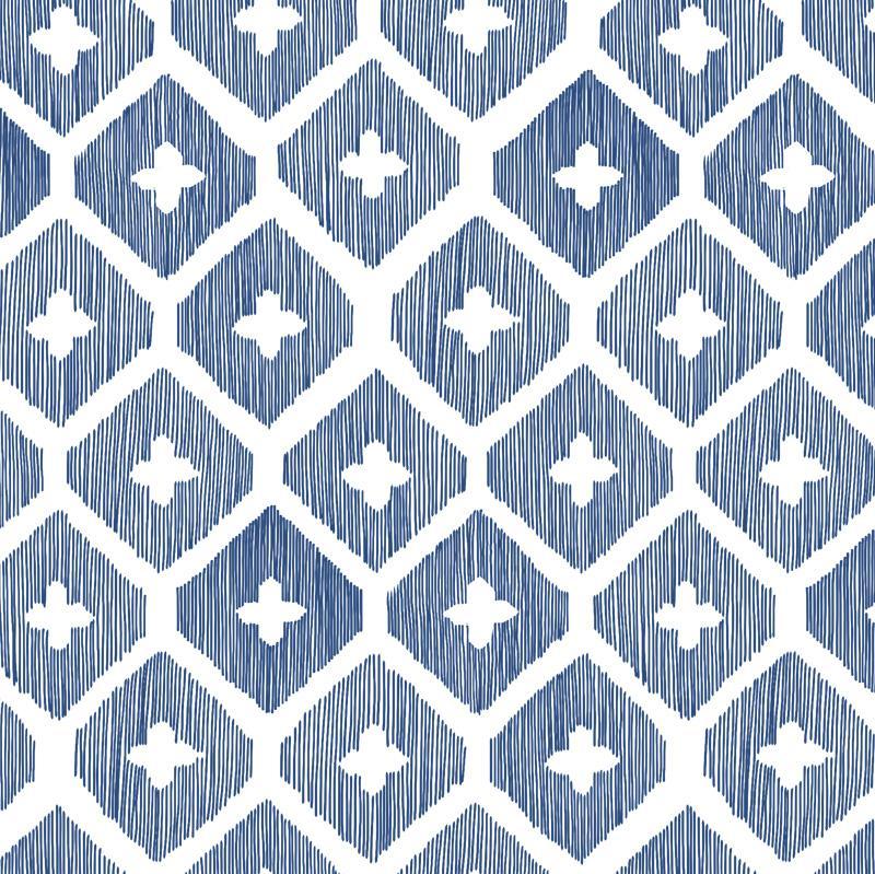 Inspire Minimalist Navy Blue Wallpaper Indigo Design