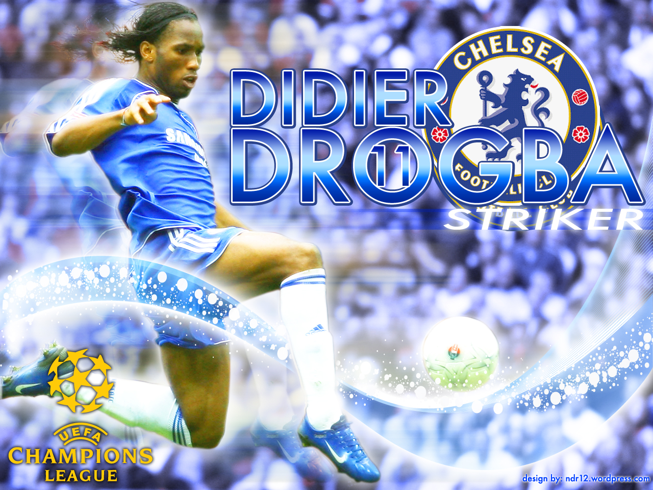 World Sports HD Wallpaper Didier Drogba