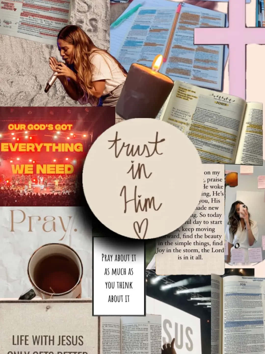 Christian Girl Aesthetic Wallpaper