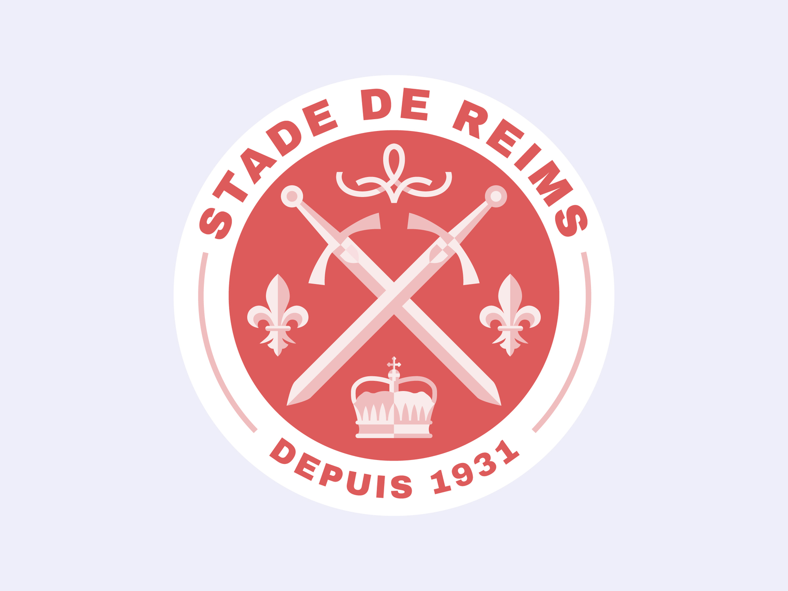 Stade De Reims Crest By Robert Berge Dribbble