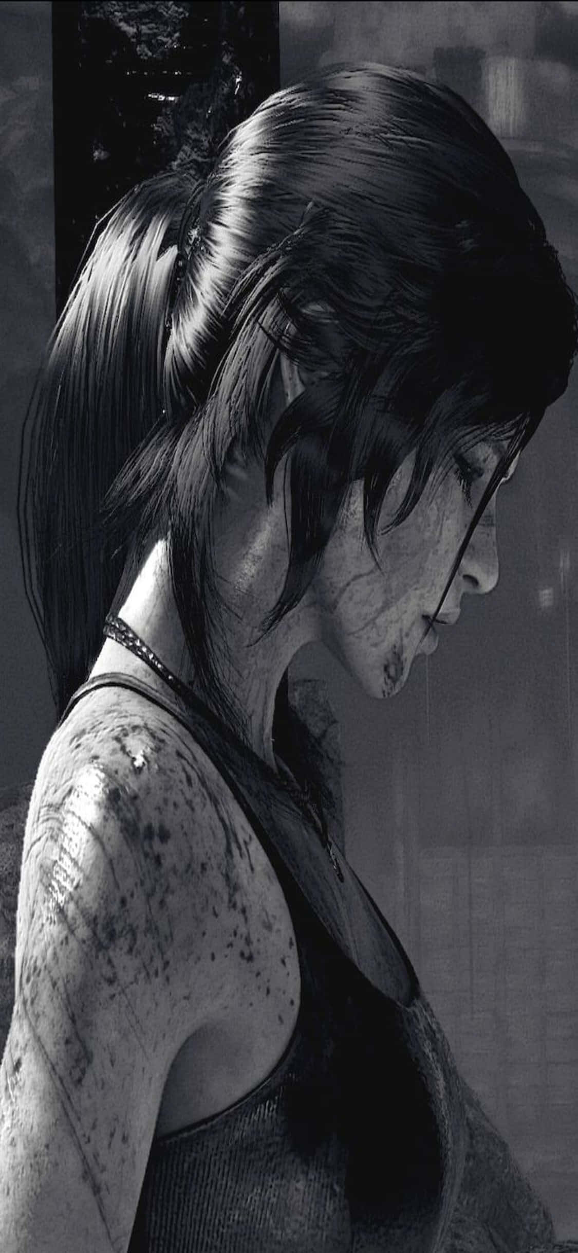 iPhone X Rise Of The Tomb Raider Background Wallpaper