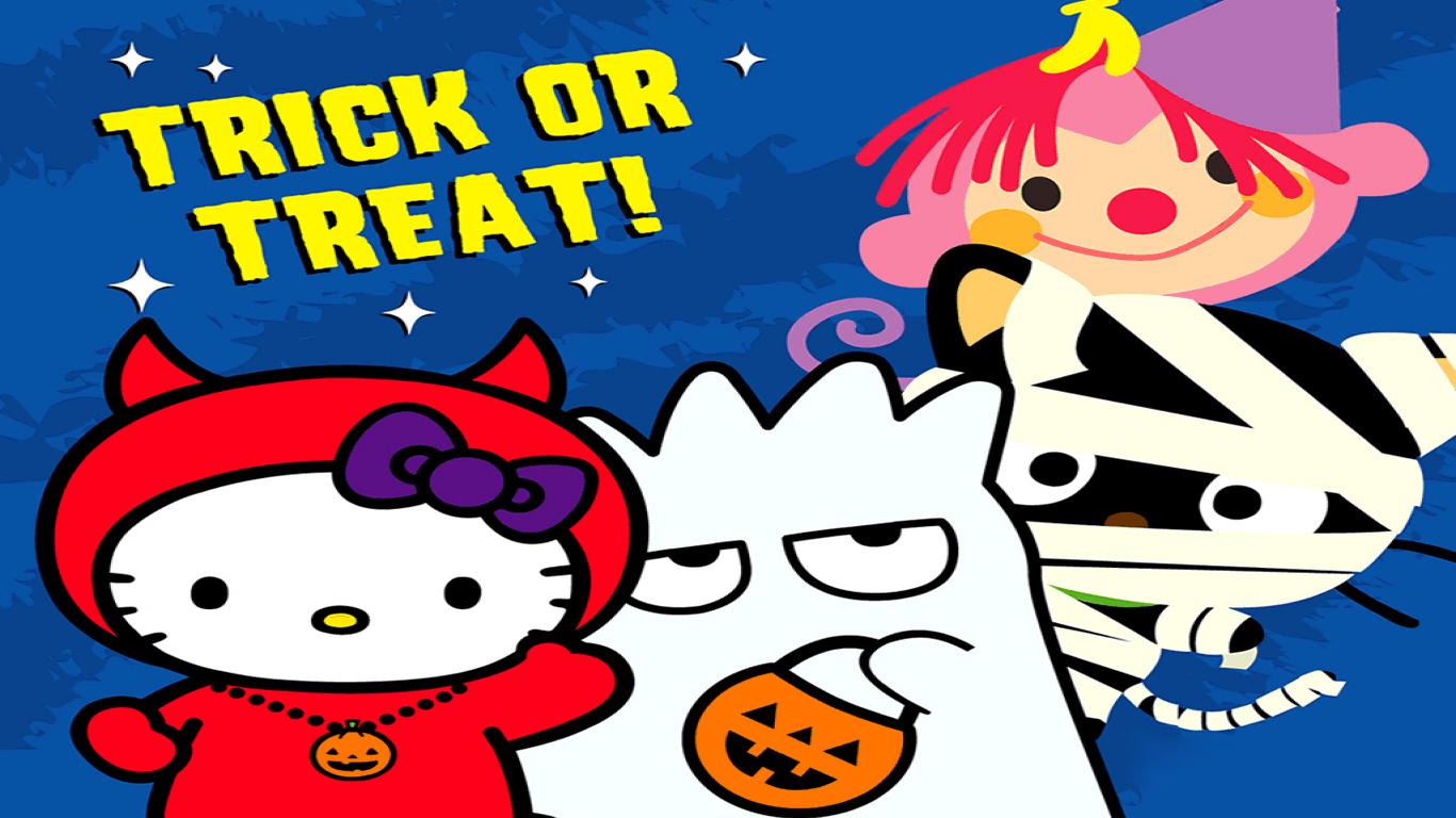 Hello Kitty Halloween Desktop Background Wallpaper