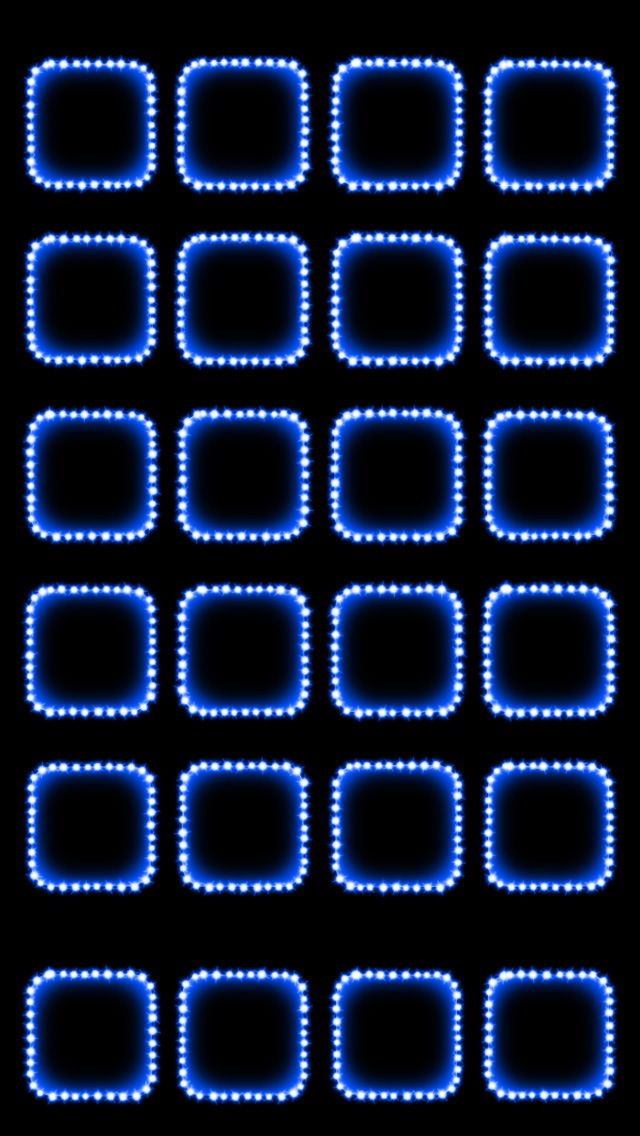 Blue Dotted App Borders Wallpaper Iphone