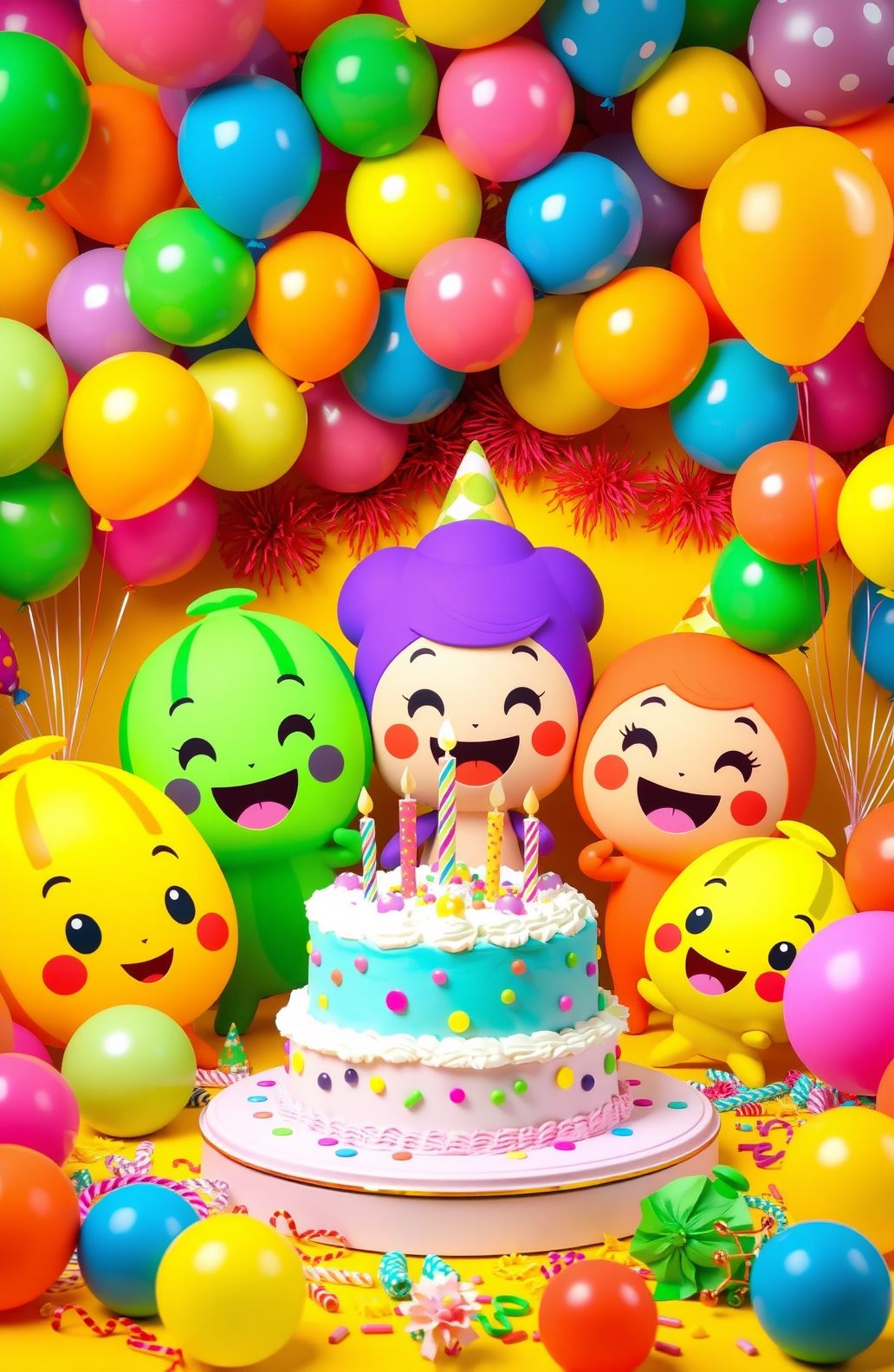 Cocomelon Happy BirtHDay Wallpaper