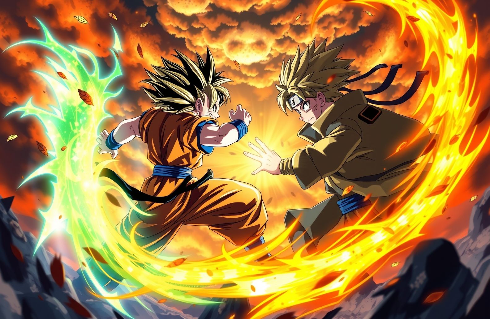 Goku And Naruto Wallpaper