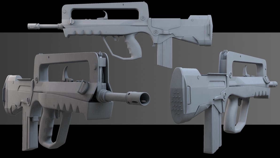 Famas G2 French Assault Rifle By Valtyr