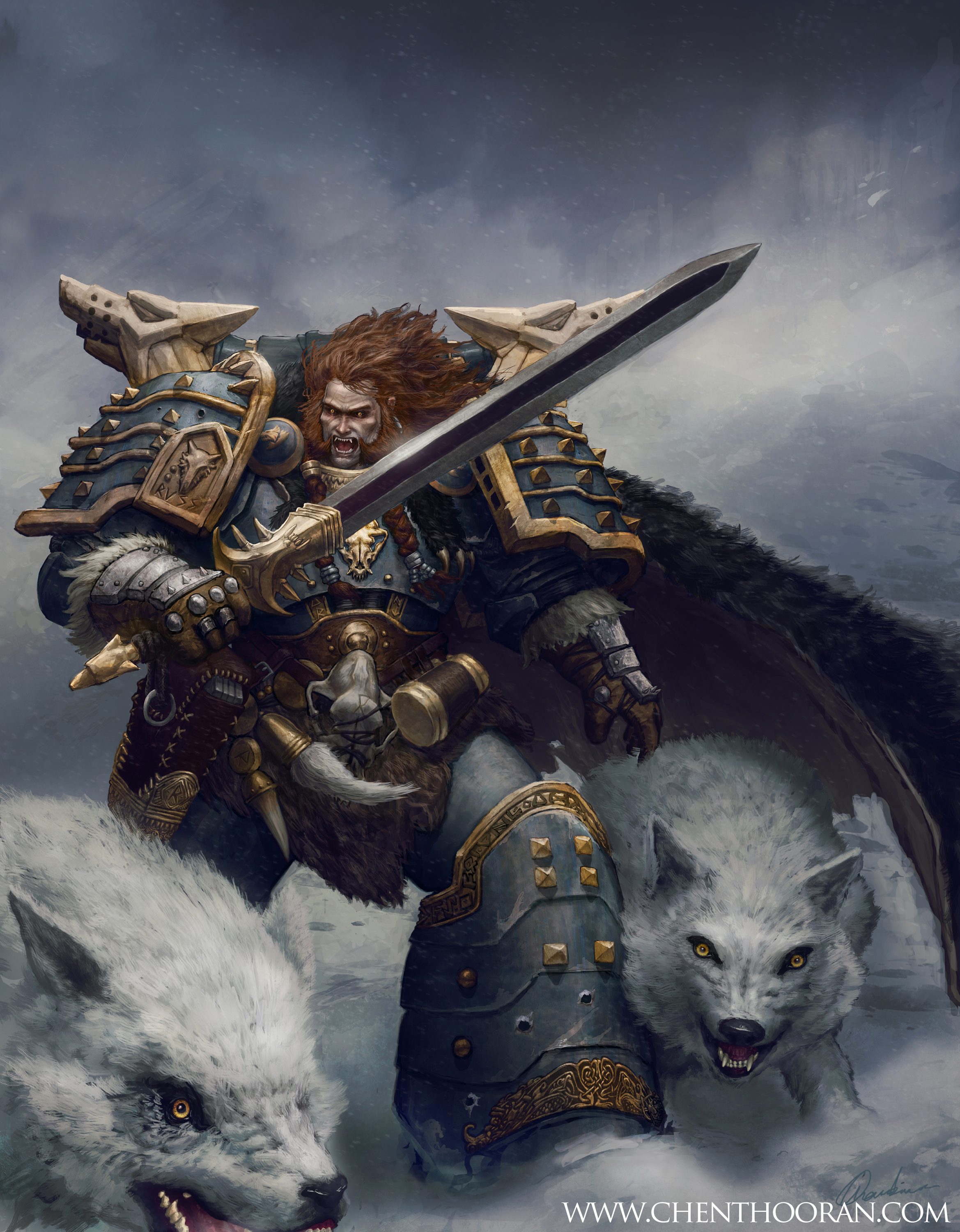 Free download Leman Russ Space Wolf Primarch by mythrilgolem1 on  [2338x3000] for your Desktop, Mobile & Tablet | Explore 50+ Space Wolves  Wallpaper | Free Wolves Wallpaper, Wallpaper Wolves, Wolves Wallpaper