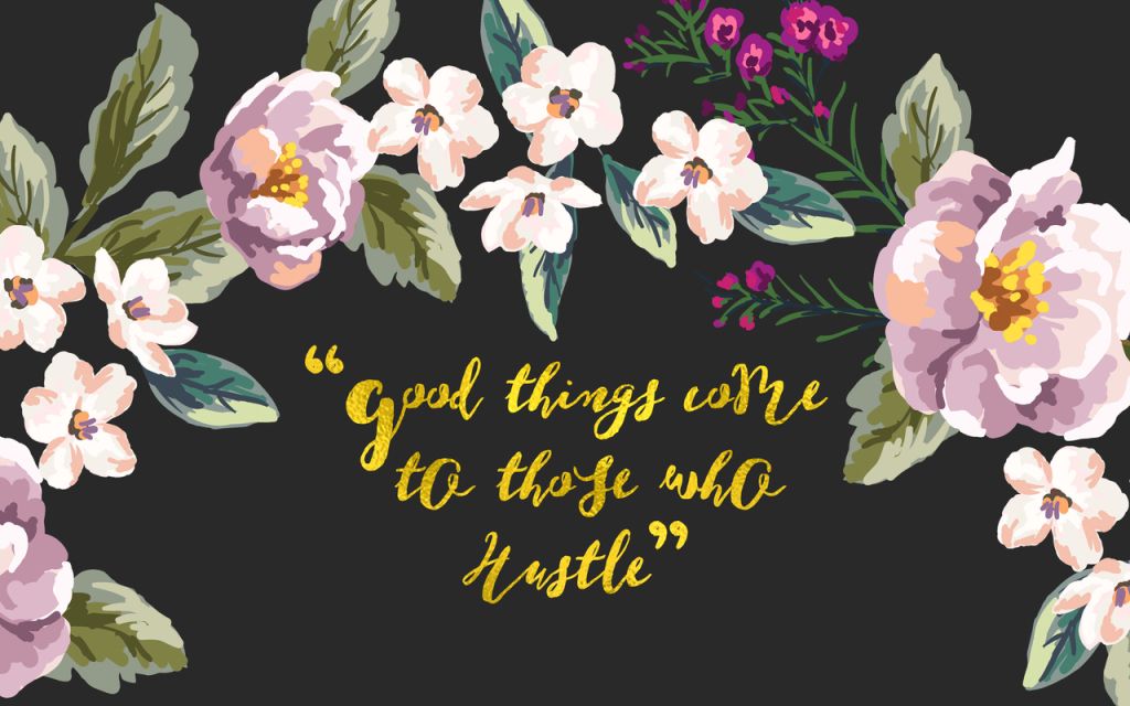 Floral Desktop Wallpaper Quotes