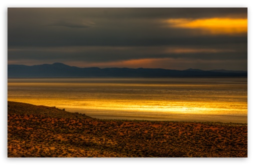 Black Rock Desert   Sunset Glow HD wallpaper for Standard 43 54