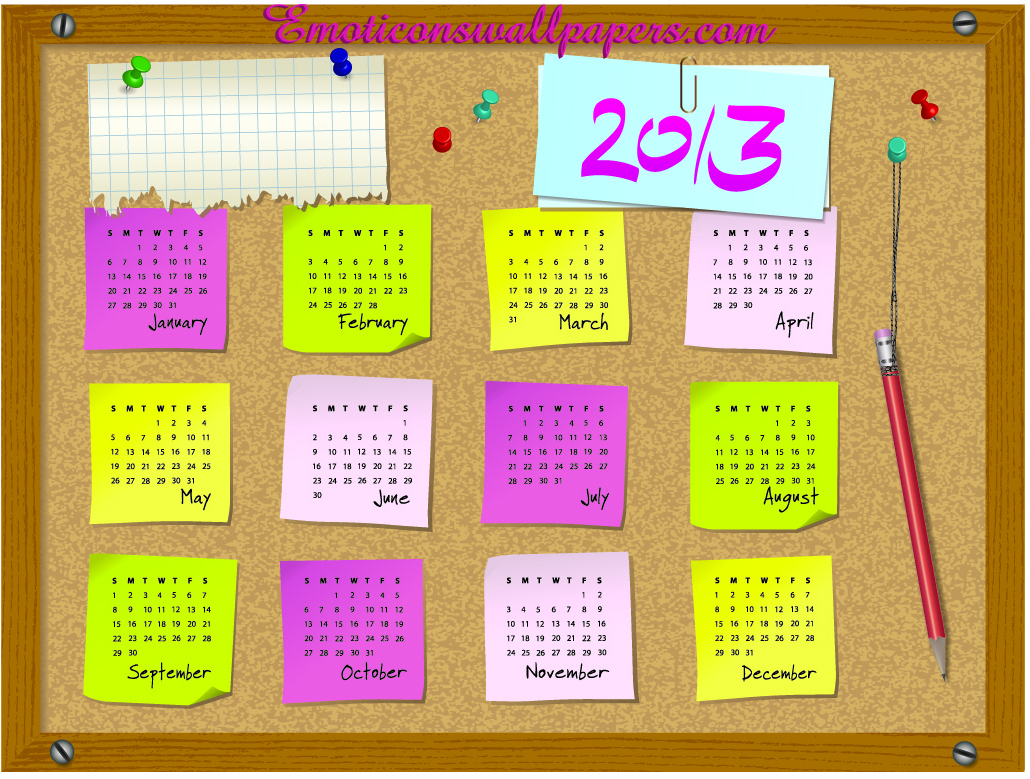 Calendar 2013 Wallpapers 2 Wallpapers Desktop Wallpapers 1030x779