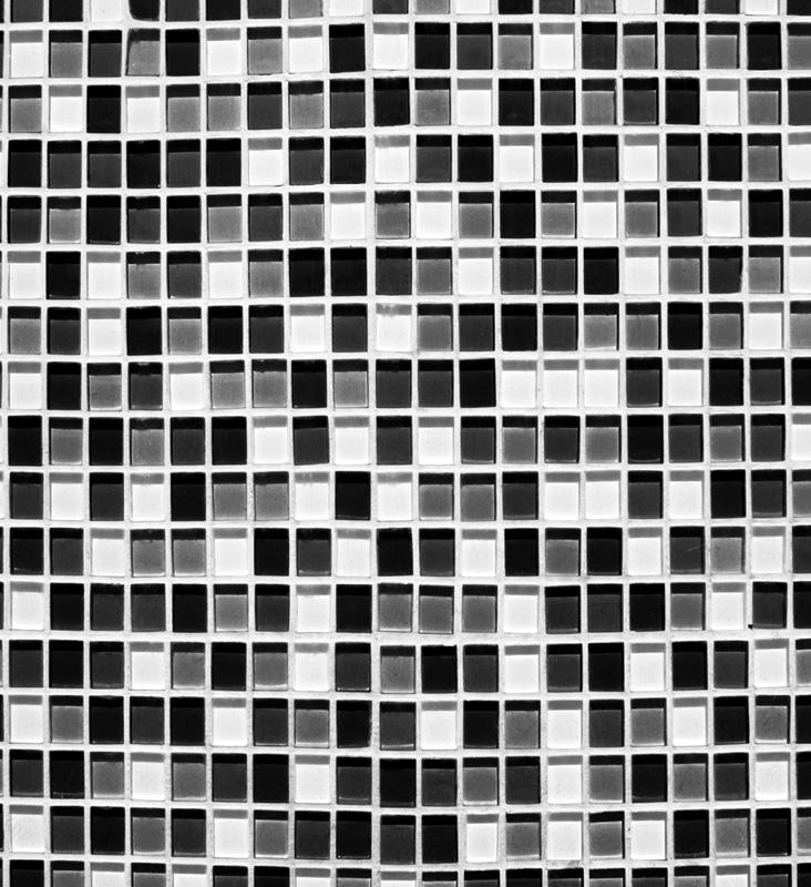 Monotone Glass Tile Wallpaper
