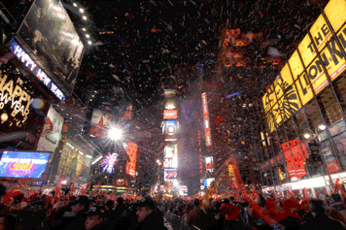 New Years Eve in Times Square wallpaper Greetings